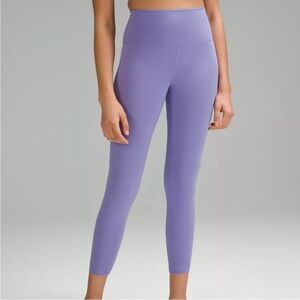 Lululemon Wunder Train HR Tight 25" size 10 in Dark Lavender